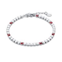 Bracciale Brand Donna Tennis colorato in Acciaio Zircone 14BR047R-M - 14BR047R-M